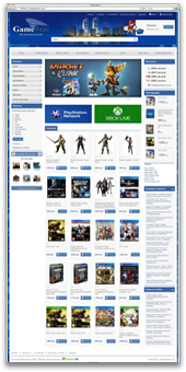 Интернет-магазин игр, игровых приставок